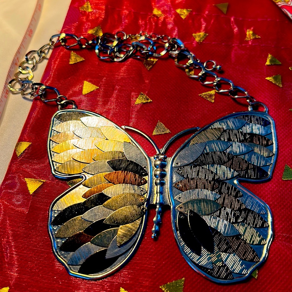 Butterfly Necklace Choker